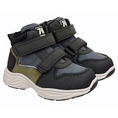 Ботинки детские Indigo Kids 55-0010B2 cерый-синий 1